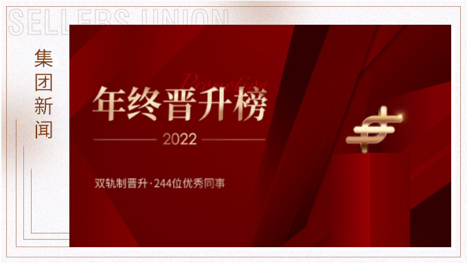 賽爾集團2022年終晉升榜